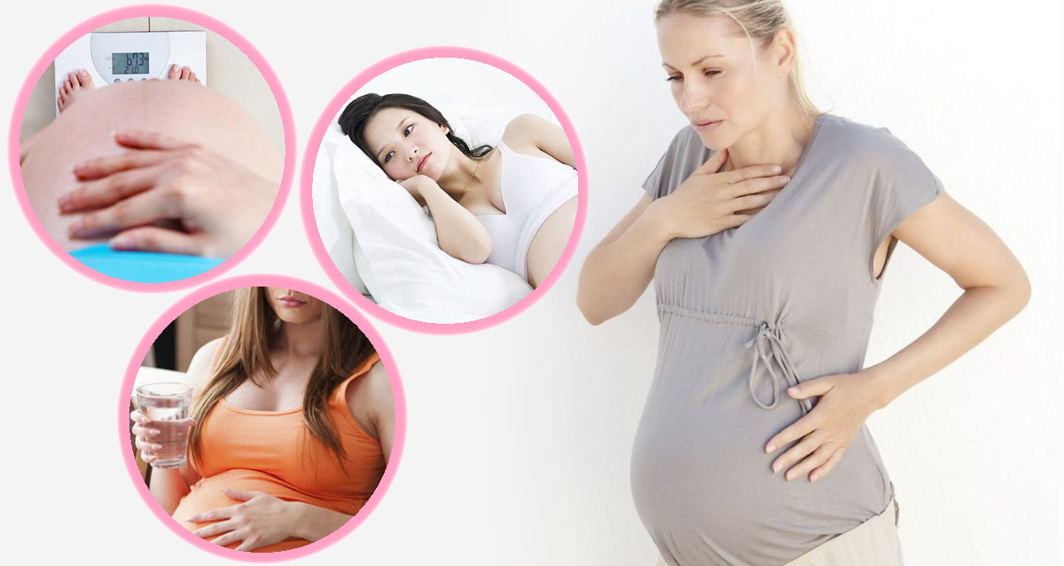 Изжога при беременности в третьем триместре